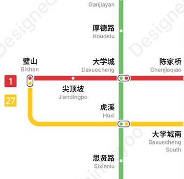大学城轨道交通规划图