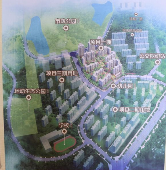 新天泽樾麓台配套示意图