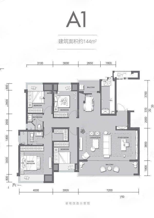 瑶林A1户型